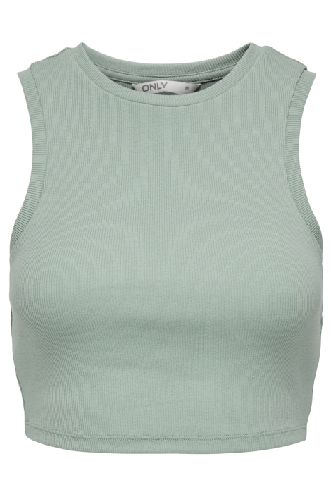 Only onlvilma s/l cropped tank top jrs n